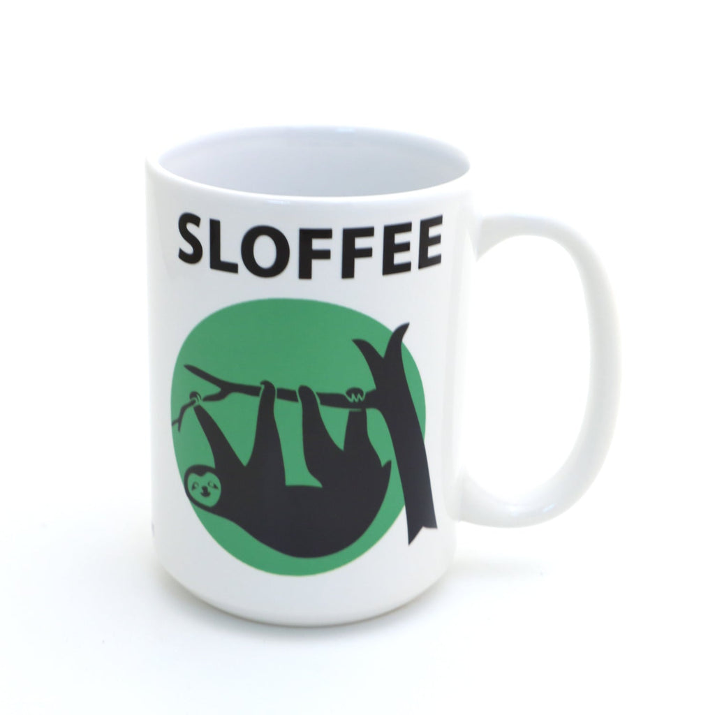 Sloth mug - SLOFFEE - Funny coffee mug - anti adulting