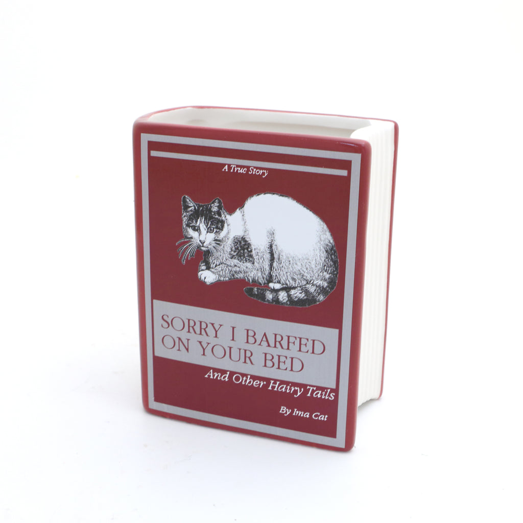 Book parody, Sorry I Barfed on your Bed, funny gift for cat lover