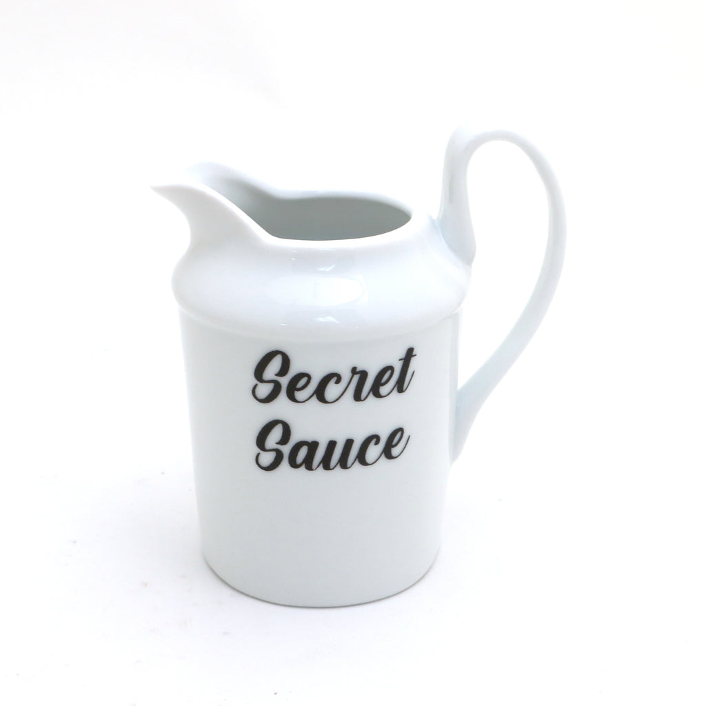 Secret Sauce pitcher. creamer, funny novelty gift, on SALE