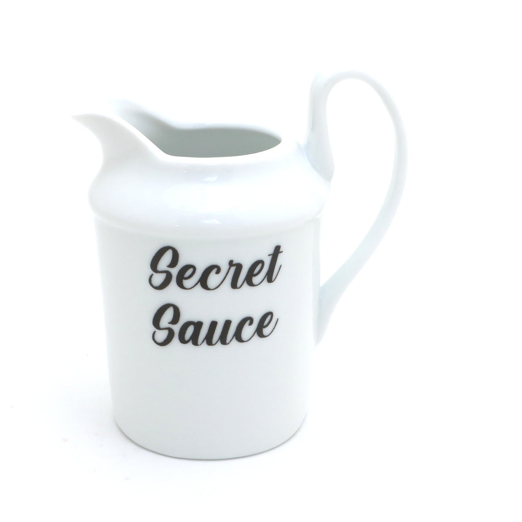 Secret Sauce pitcher. creamer, funny novelty gift, on SALE