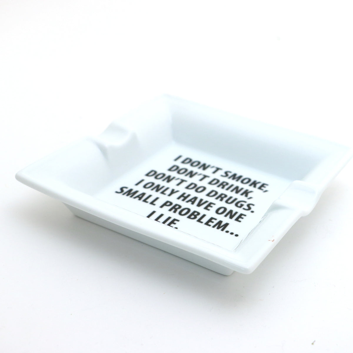 Ceramic Ashtray I Lie, Gift for smoker – LennyMud