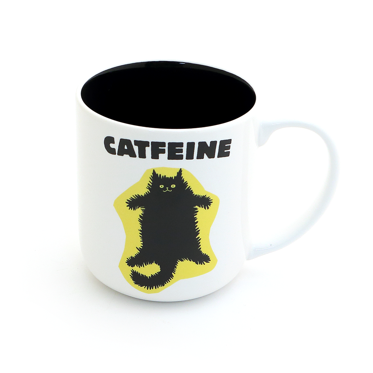 Cat mug, Catfeine, catffienated mug by Lorrie Veasey – LennyMud