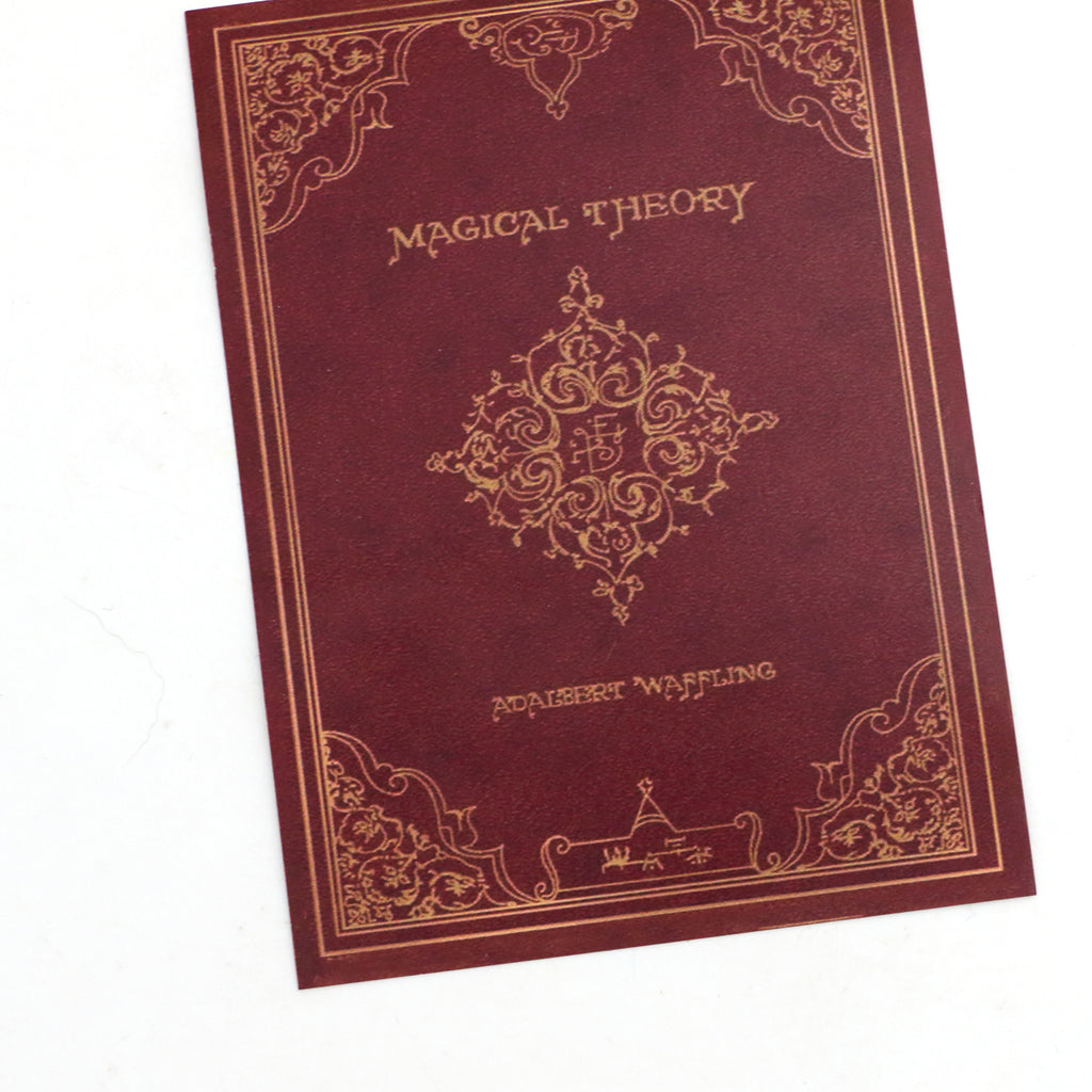 Magical Theory book cover sticker, large sticker