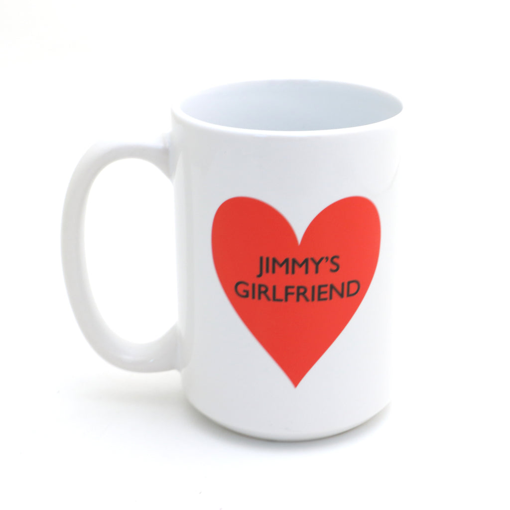 Girlfriend, Lucky Bitch mug, Can be Personalized, Valentines Day gift for Her
