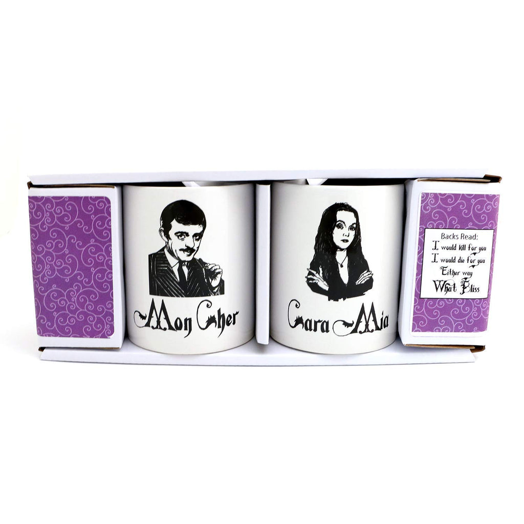The Addams Family - Gomez and Morticia Mug Set