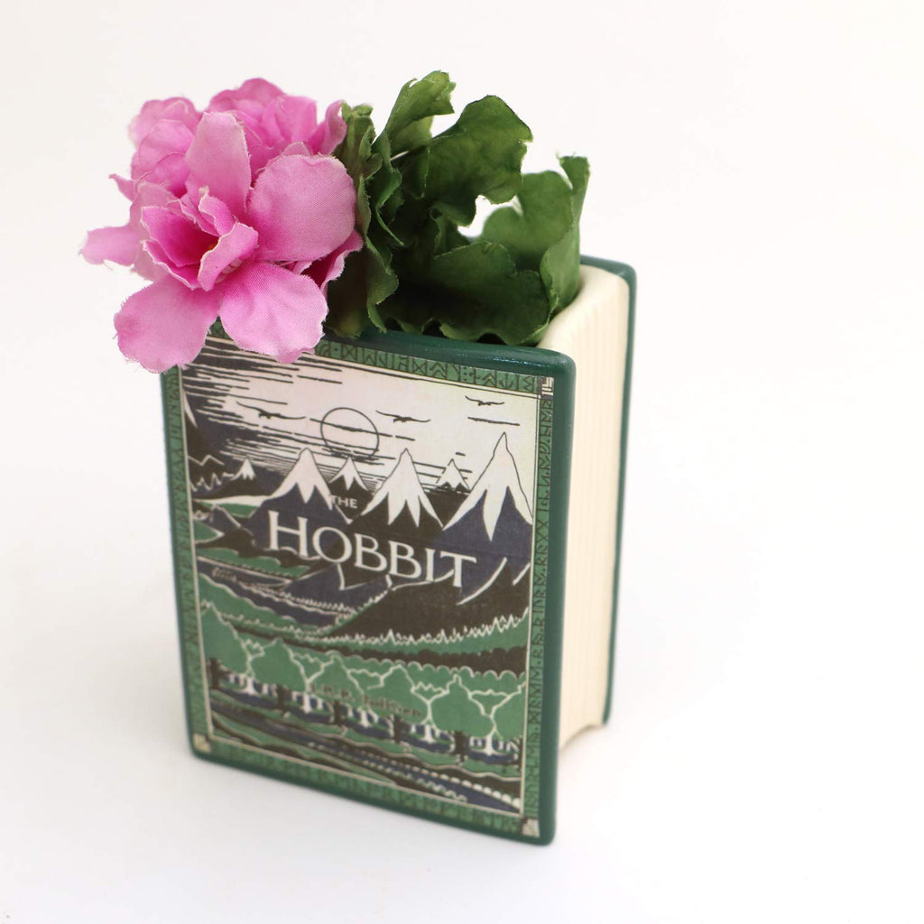 The Hobbit, book shaped pencil holder, vase, funny gift