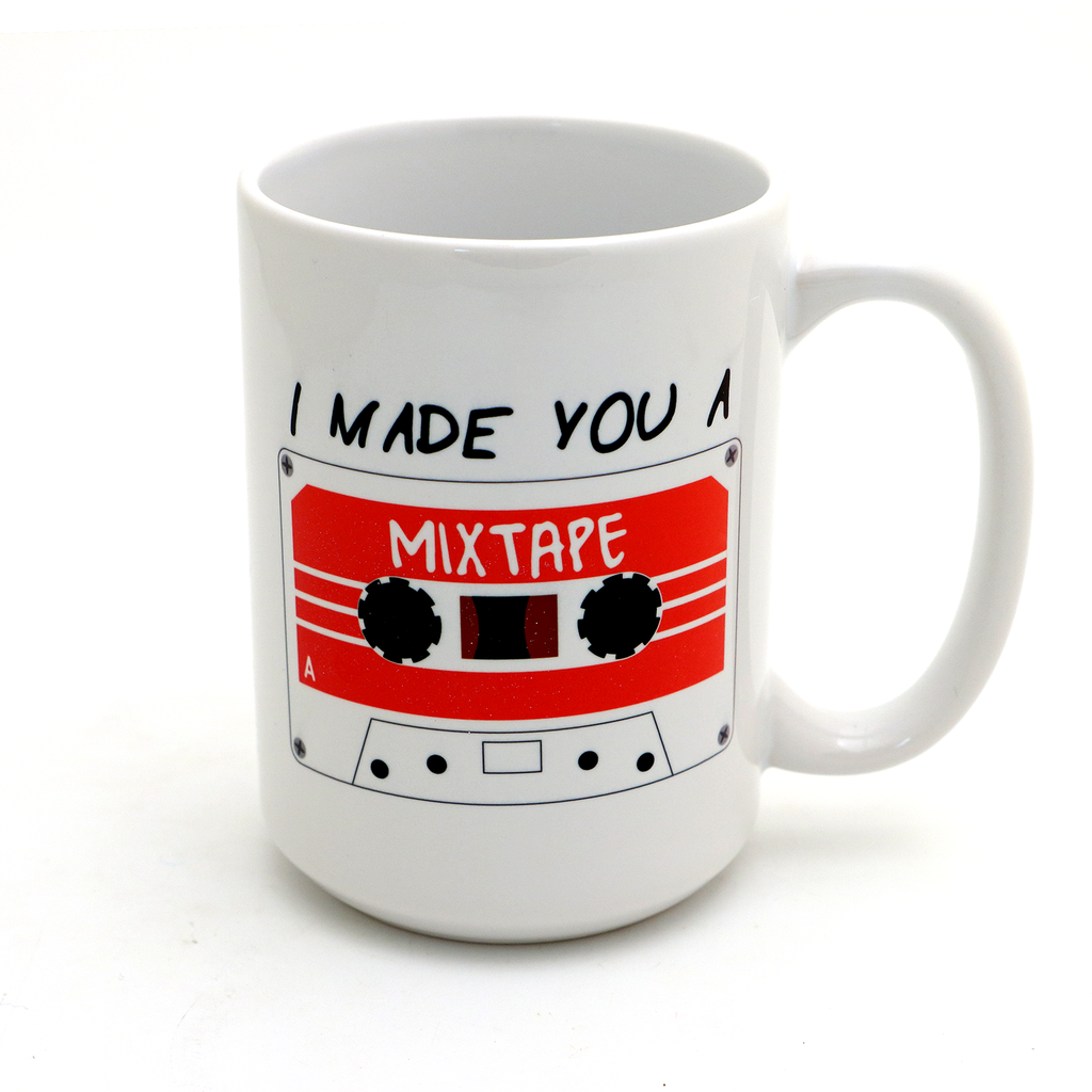 Personalized mug- I made you a mix tape - Valentine's Day gift