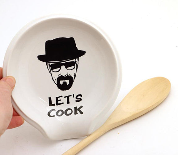
Breaking bad spoon rest¬†Let's cook. Respect chemistry and your counter tops with this handmade sp