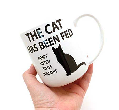 The Cat Has Been Fed Mug
