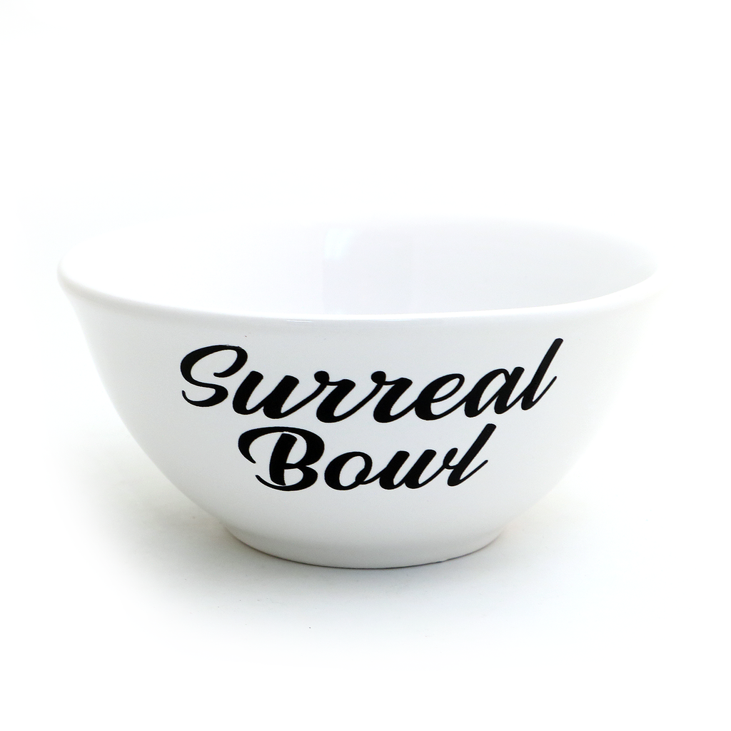 Cereal Bowl, Surreal Bowl, gift for artist or art lover, funny cereal bowl