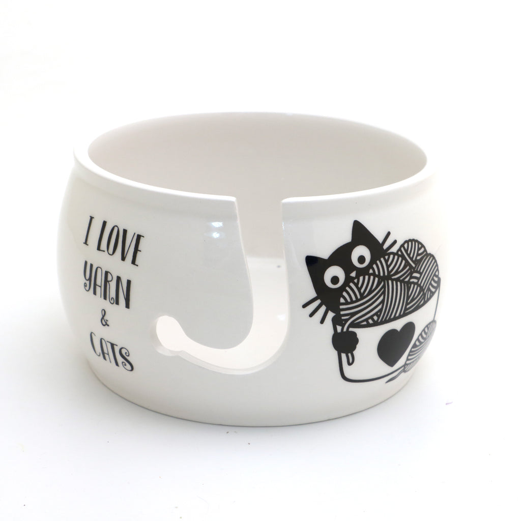 I Love Cats and Yarn - Yarn Bowl