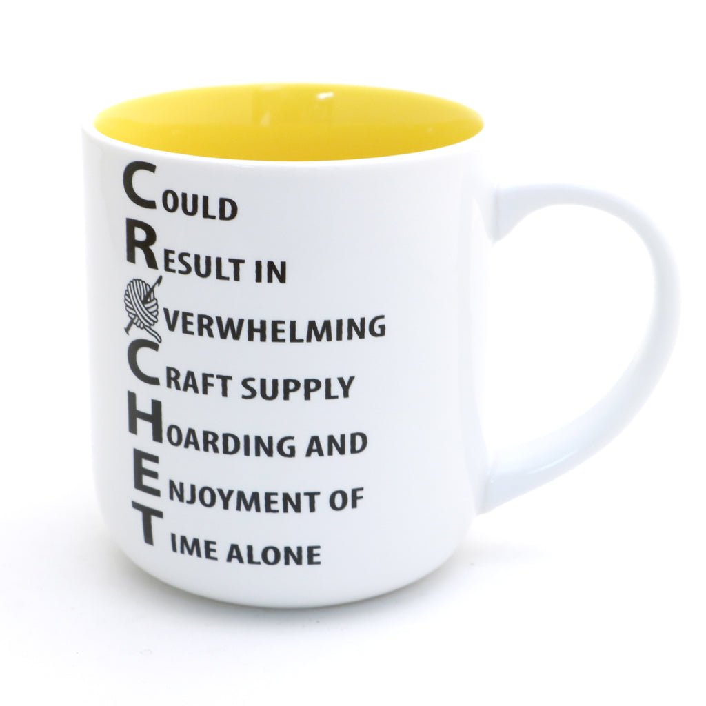 Definition of Crochet, funny mug for someone who crochets
