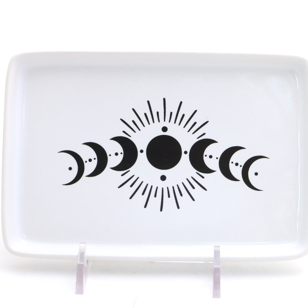 Phases of the Moon Tray, celestial gift, mystical, wiccan, lunar gift