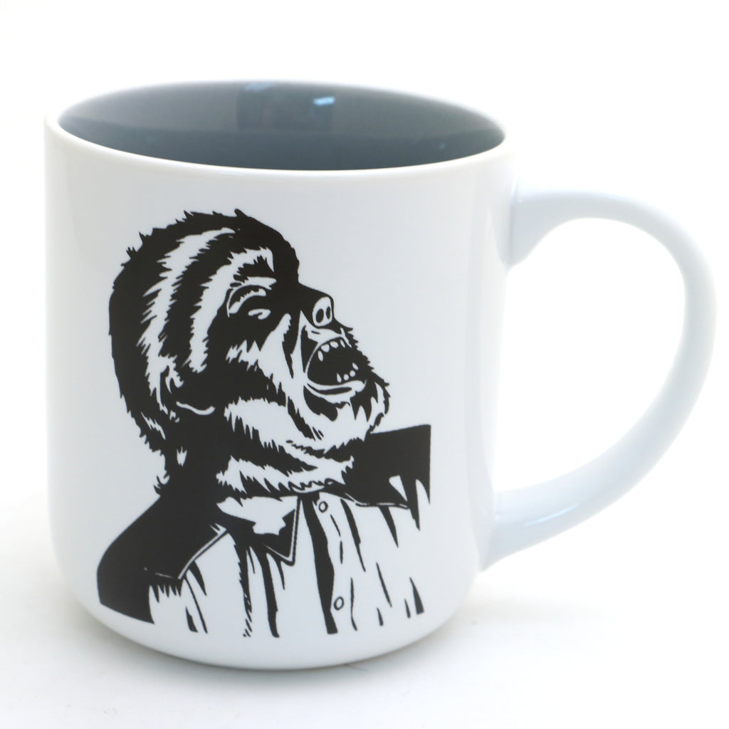 Werewolf mug, The Wolf Man, Lon Chaney Jr, Vintage horror movie mug