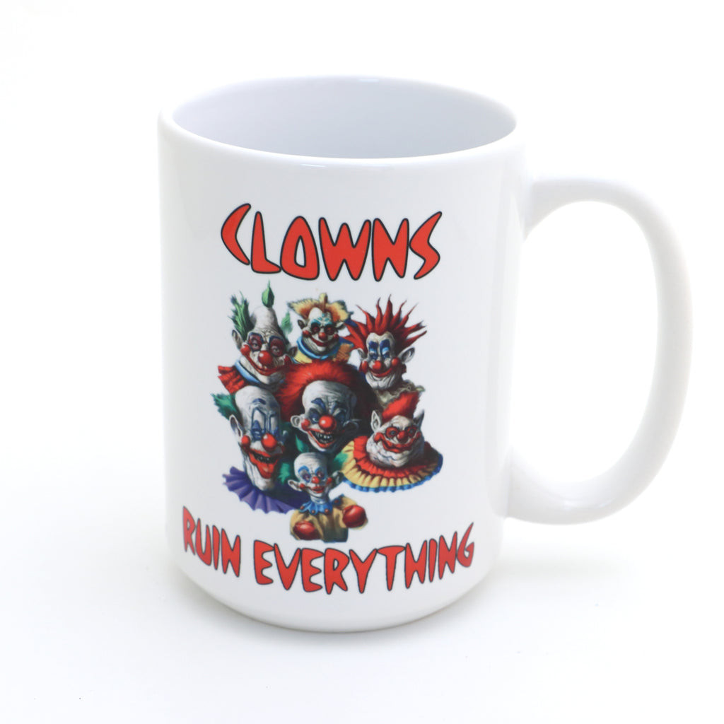 Killer Klowns in Outer Space Mug, Cult Classic, Halloween gift