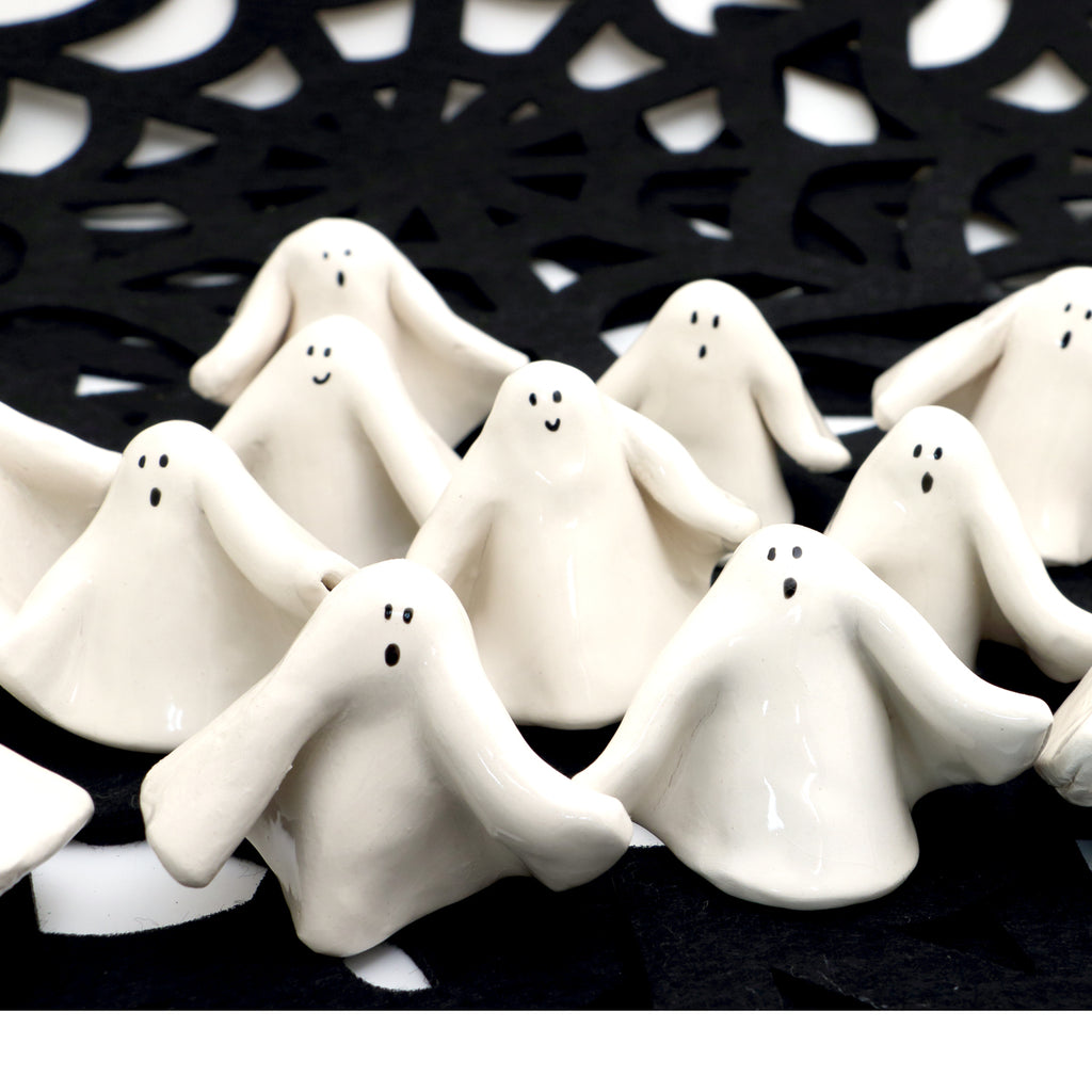 Set of 3 Miniature Ghosts, Halloween