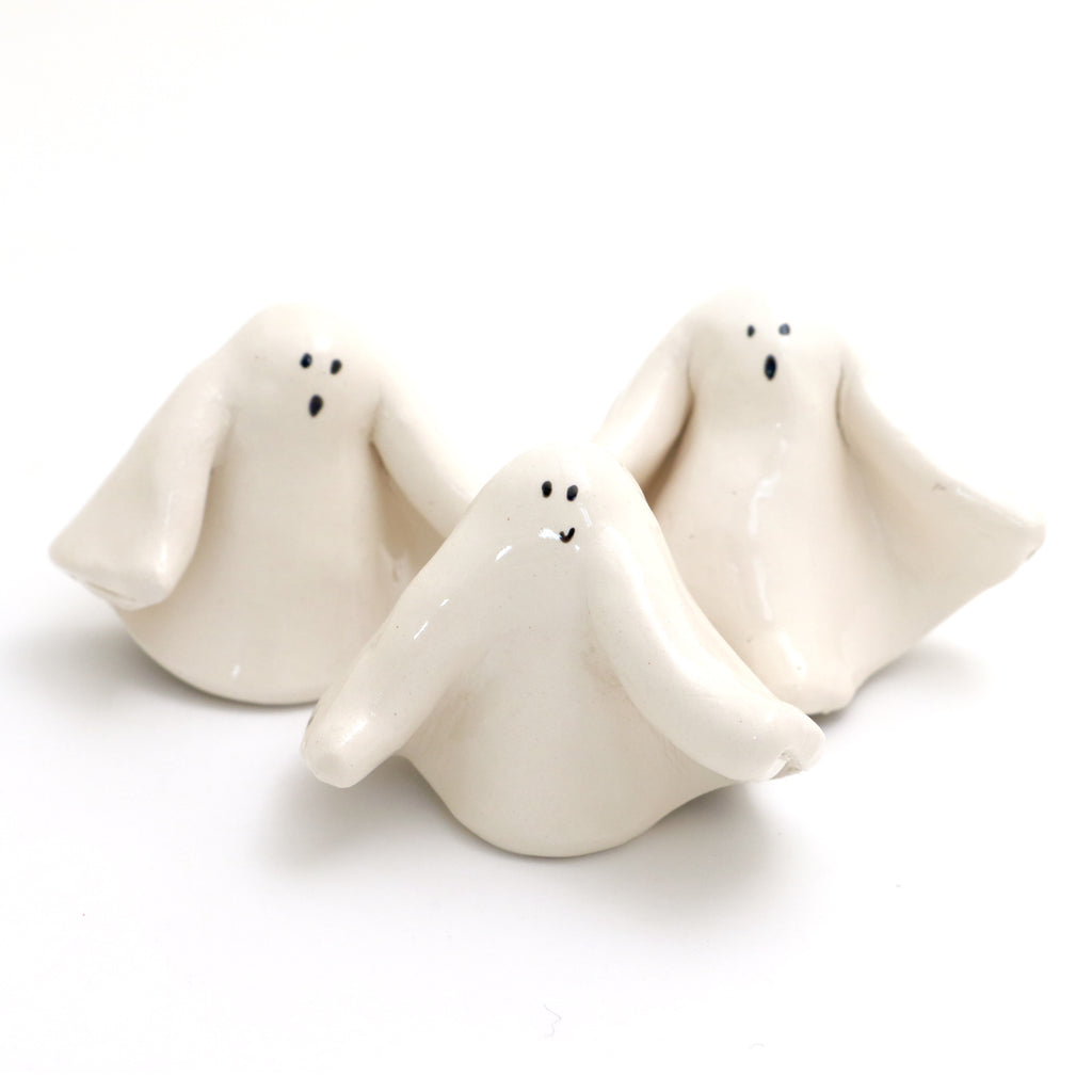 Set of 3 Miniature Ghosts, Halloween