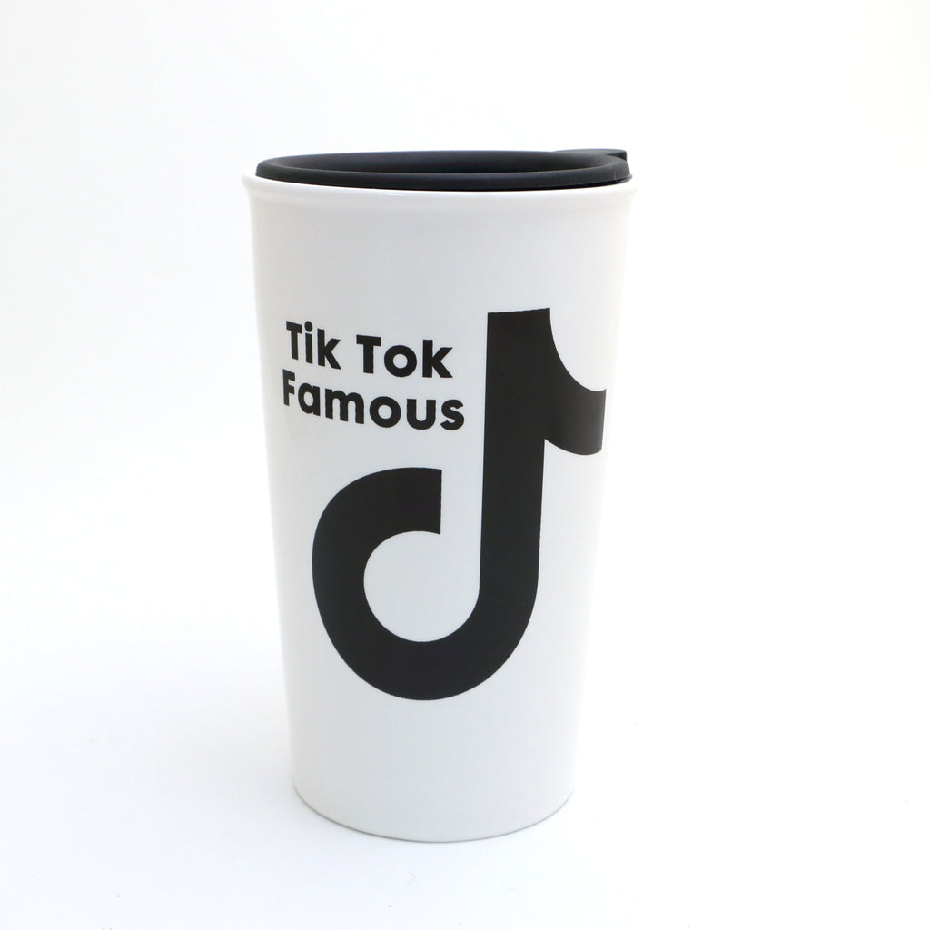 Tik Tok Famous travel mug, funny gift for influencer, social media star