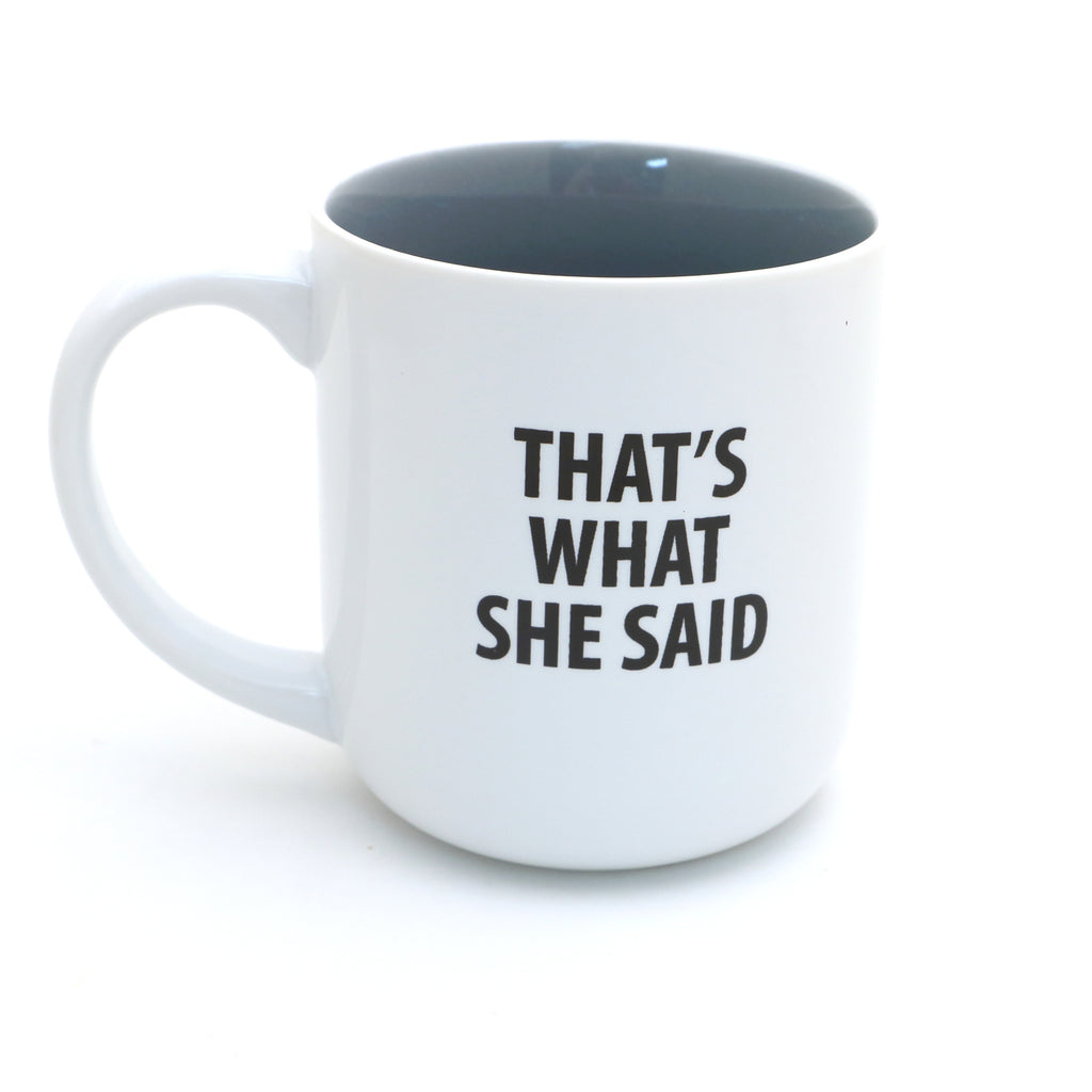 The Office mug, Jim and Pam, That's What She Said