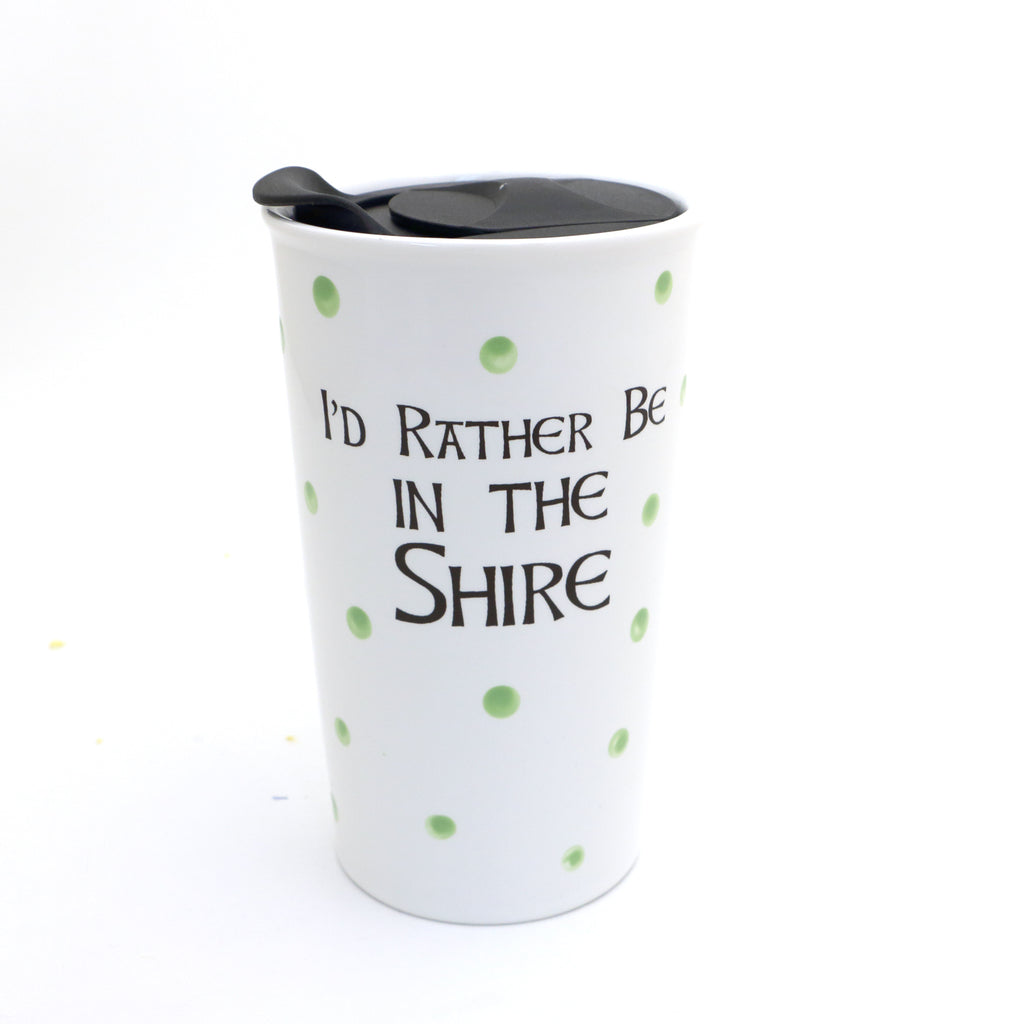 The Hobbit travel mug, Coffee is My Second Breakfast, LOTR, gift for reader