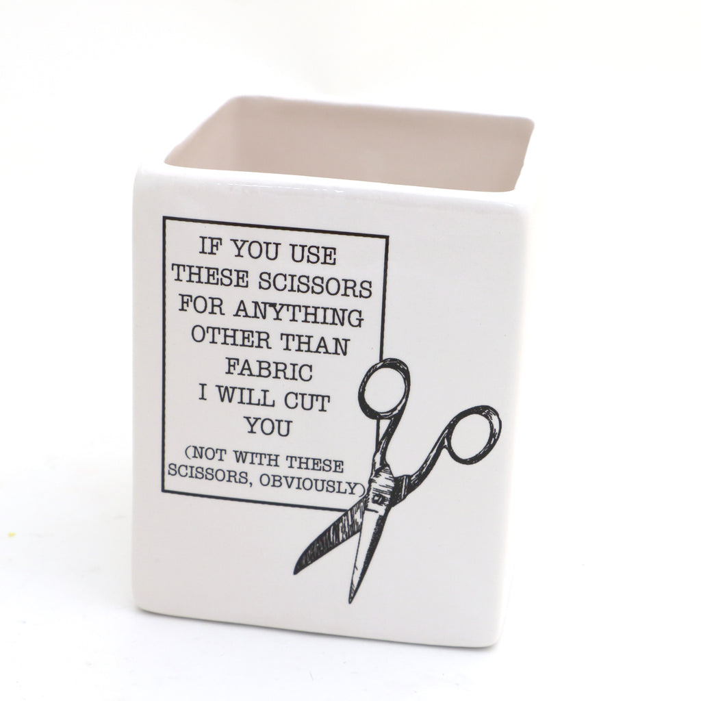 Scissor holder, scissor keeper,  Fabric Scissors, sewing gift, funny sewing gift, quilting