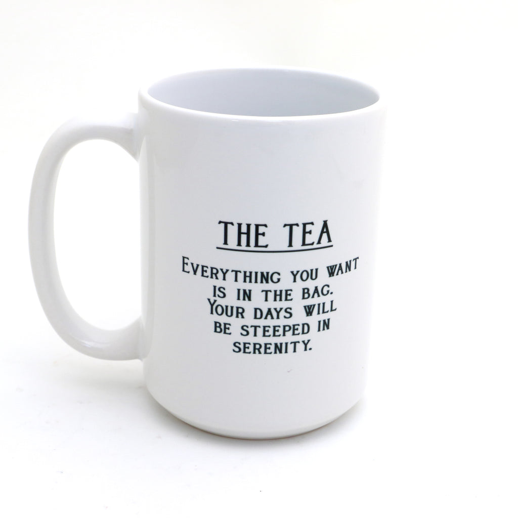The Tea, tarot card mug, funny gift for tea drinker, fortune teller mug