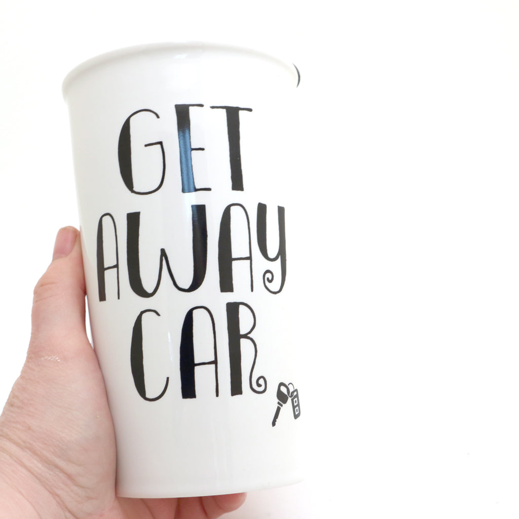 Getaway Car travel mug, Swiftie, Eras, Gift for mom