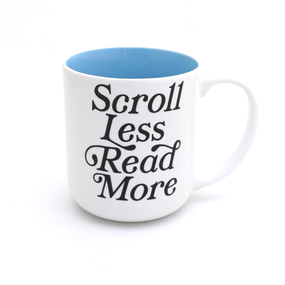 Scroll Less, Read More mug, gift for Graduate, book lover, teacher ...