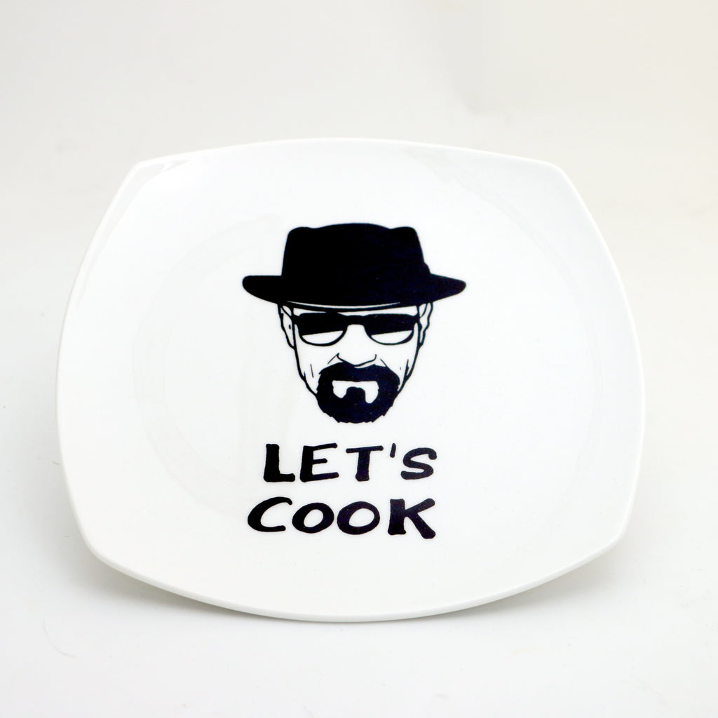 Let's Cook Breaking Bad Parody Plate Limited Edition