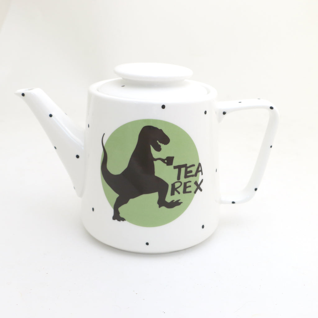 OOPS SALE Large Porcelain Tea Rex Teapot