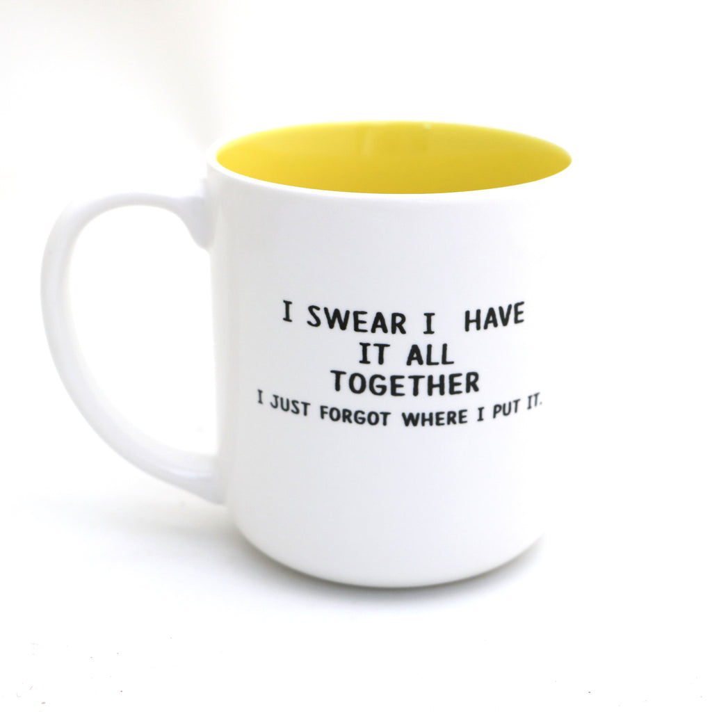 I Came I Saw mug, middle aged, birthday mug, funny adulting