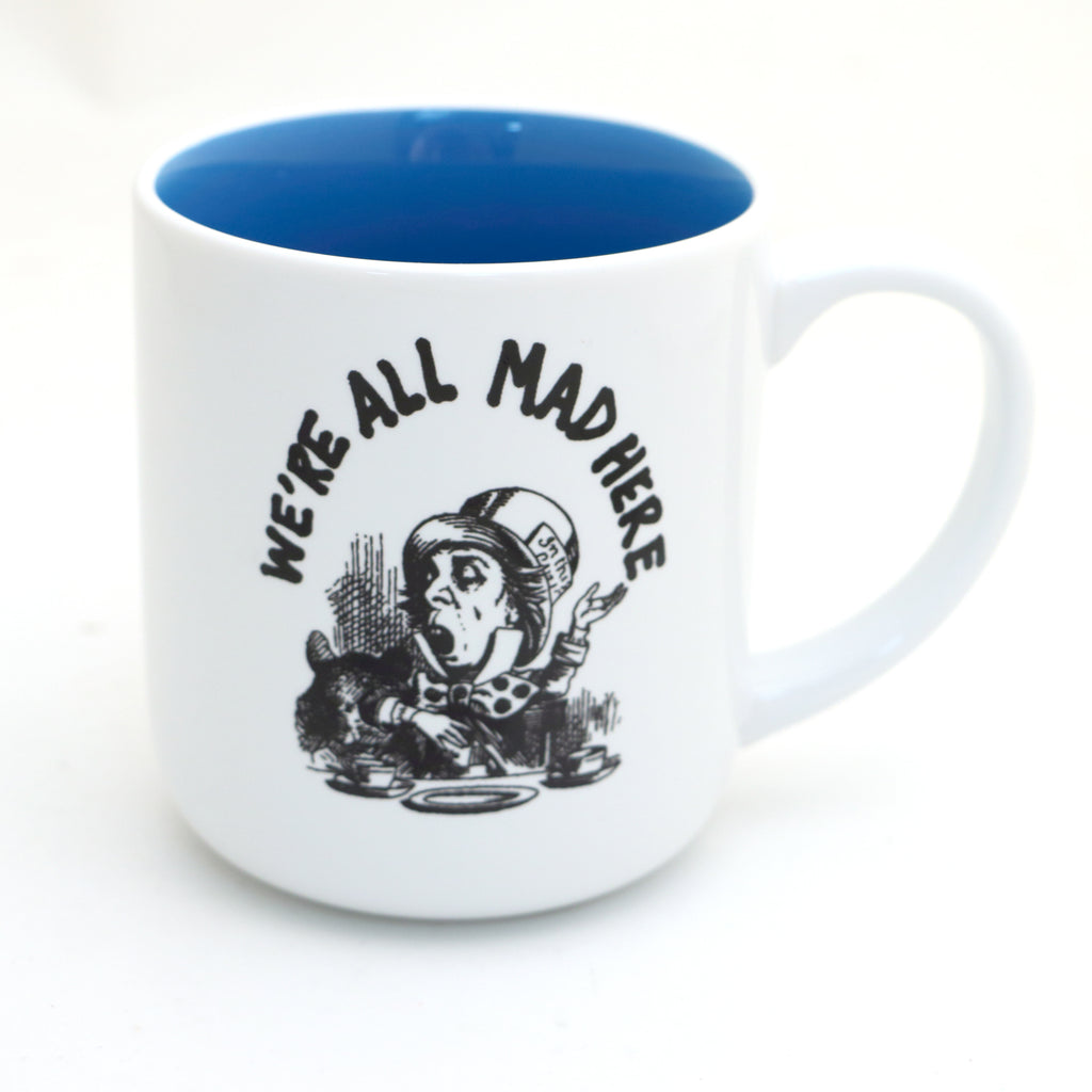 OOPS SALE Mad Hatter, We're All Mad Here, Drink Me,  mug, gift for reader