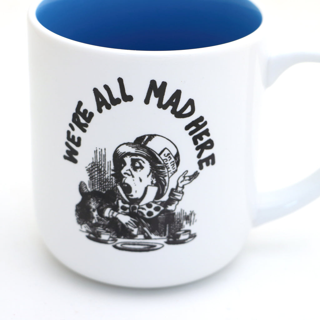 OOPS SALE Mad Hatter, We're All Mad Here, Drink Me,  mug, gift for reader