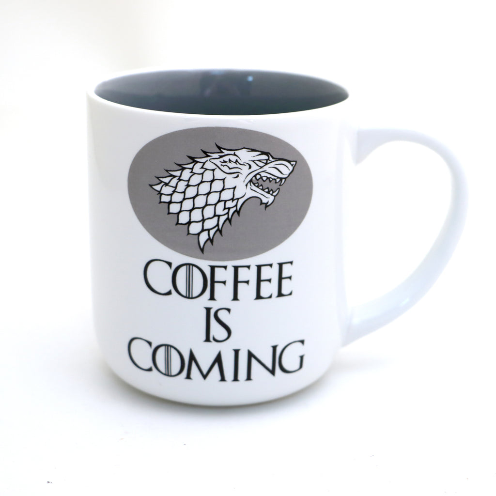 OOPS SALE Game of Thrones Coffee is Coming mug