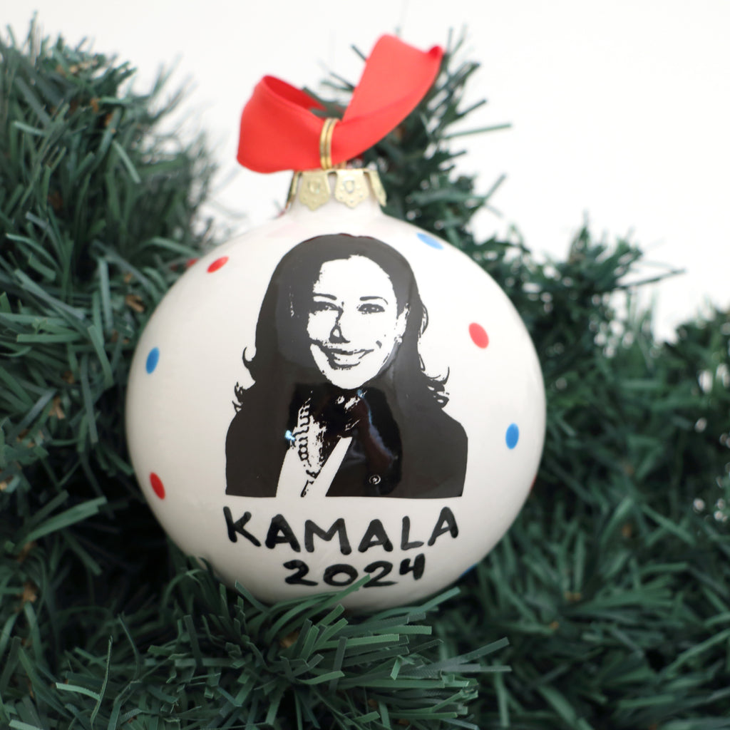 Kamala Harris 2024 Christmas ornament