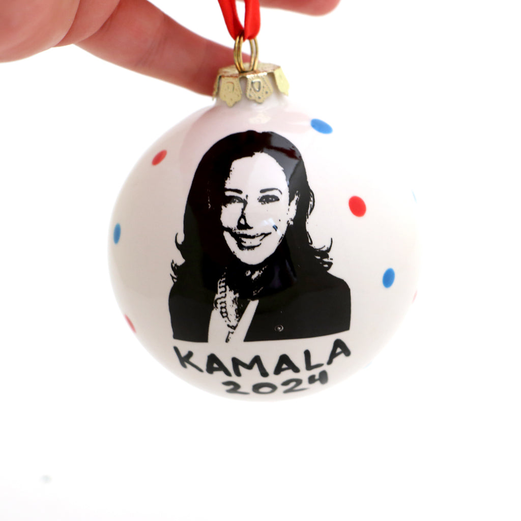 Kamala Harris 2024 Christmas ornament