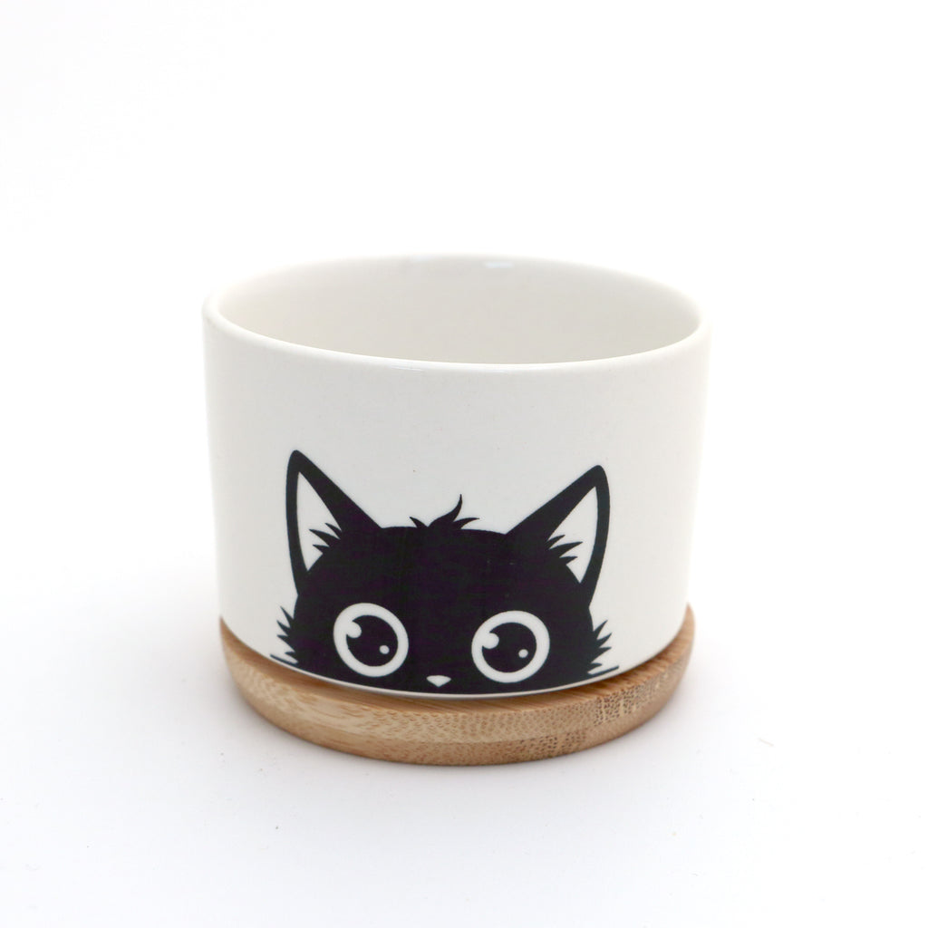 MINI Cat planter, small indoor planter, gift for cat lover