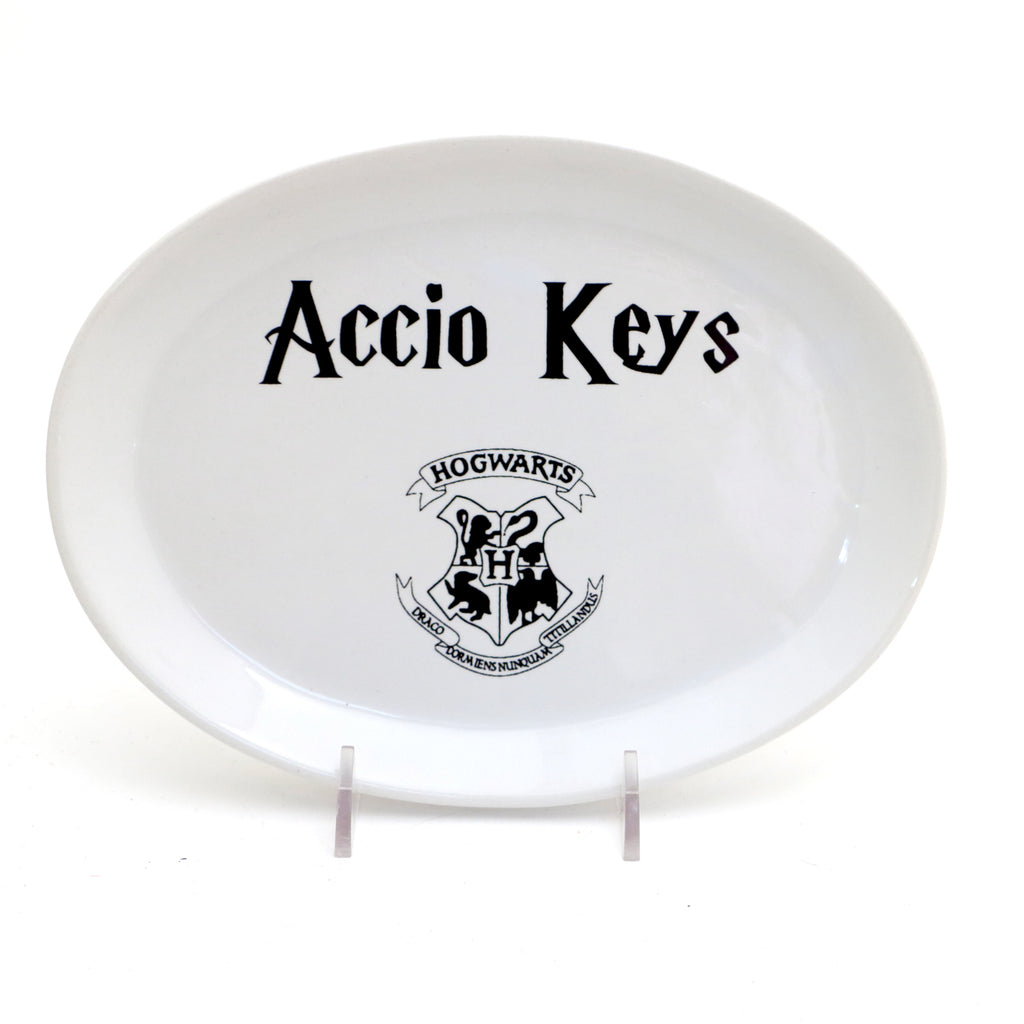 Accio Keys, Harry Potter key plate, Hogwarts, gift for reader