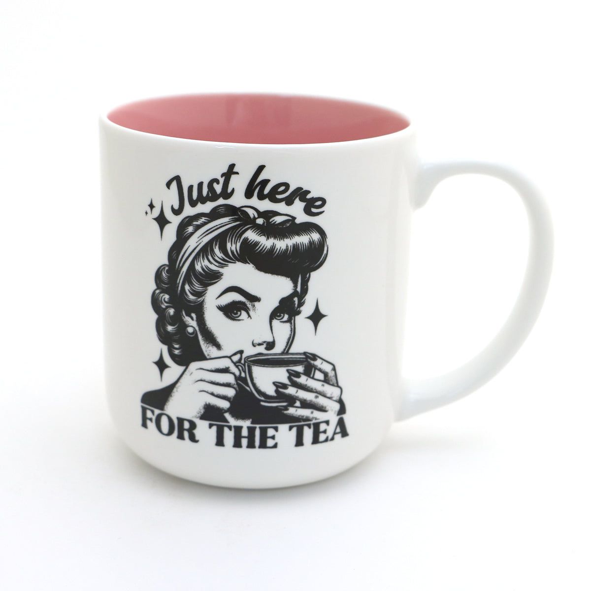 Just Here for The Tea, or coffee mug, spill the tea – LennyMud