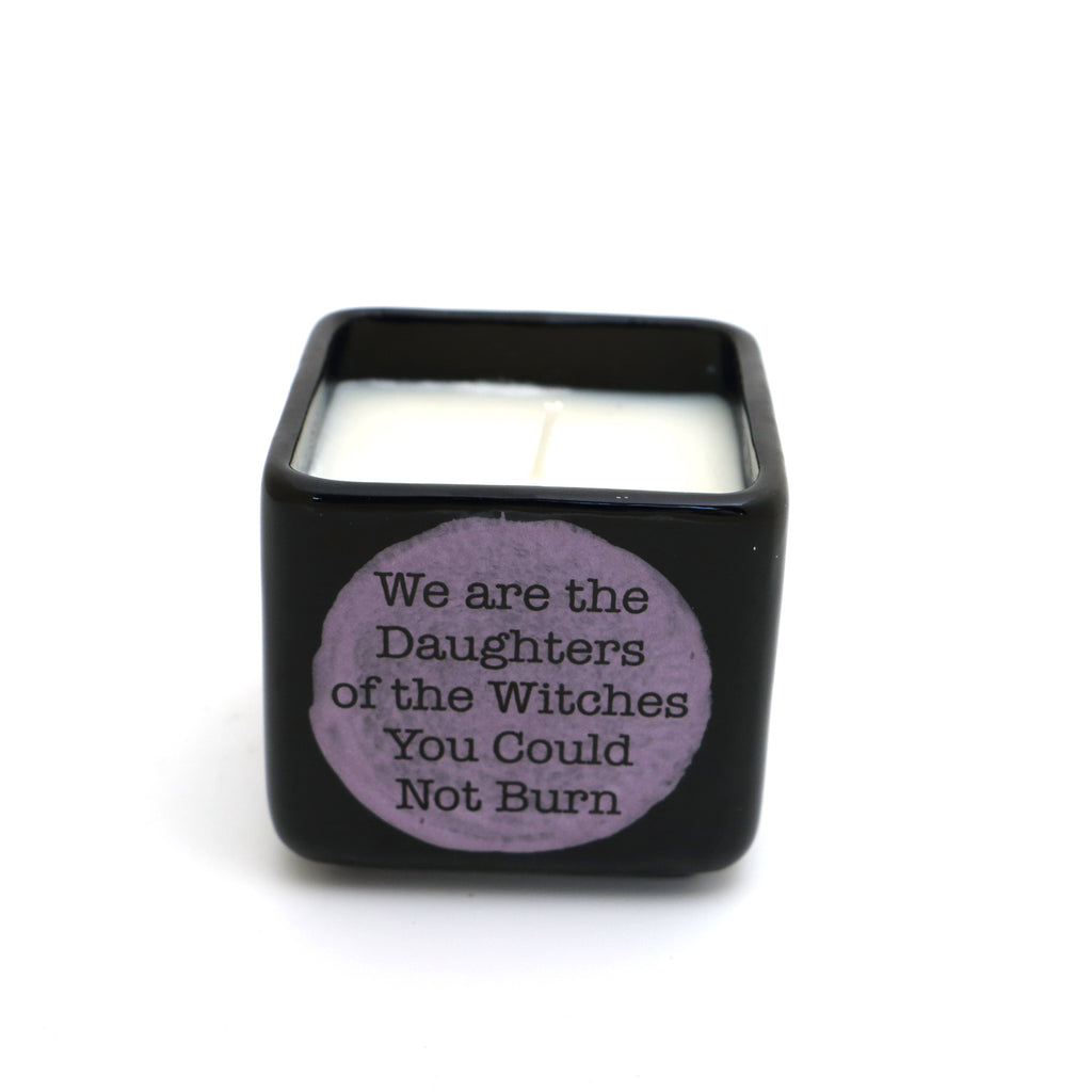 We are the Daughters of Witches scented candle, hand poured soy candle, witchy celestial
