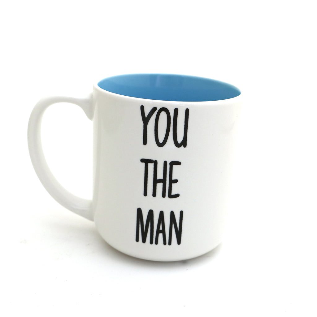 You the Mensch mug, Funny Jewish mug, yiddish mug, Judaica by Lorrie Veasey