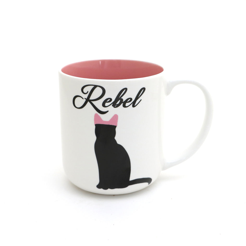 cat mug, Rebel, political cat, social justice
