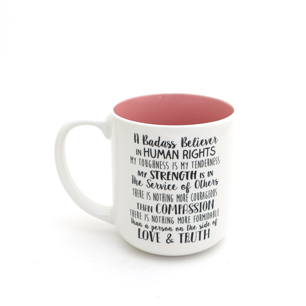 cat mug, Rebel, political cat, social justice