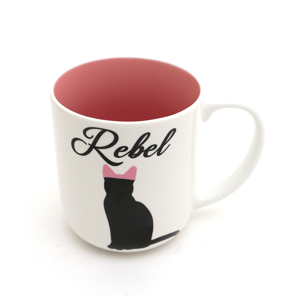 cat mug, Rebel, political cat, social justice