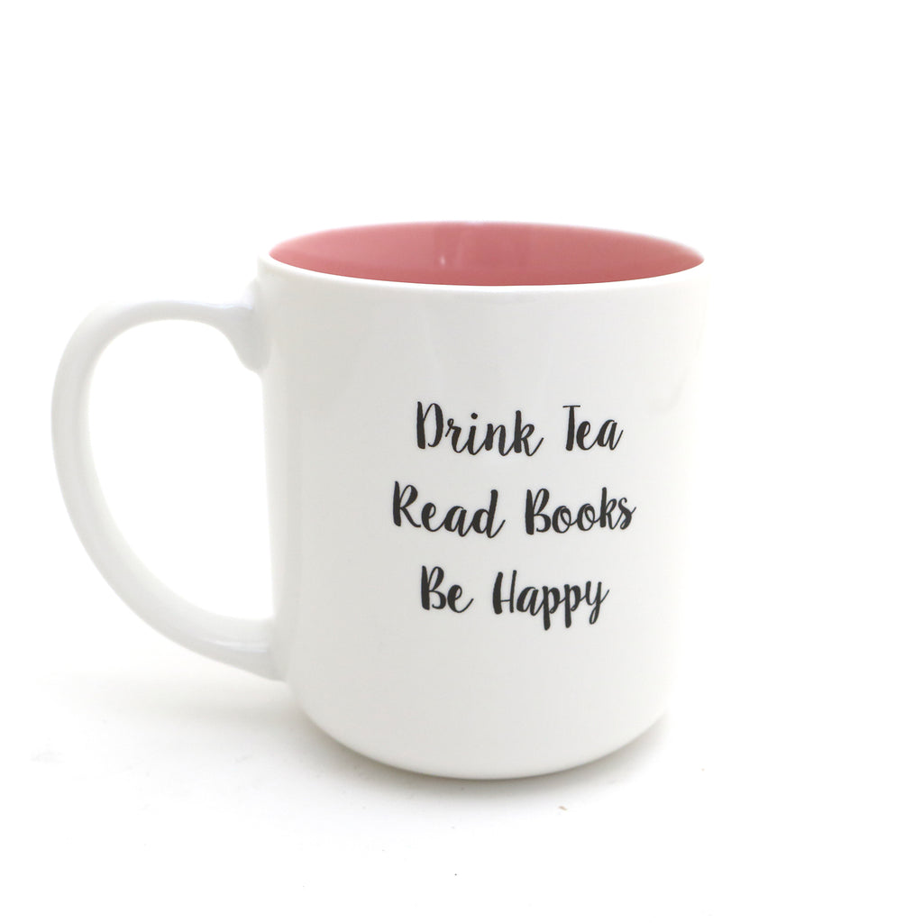Books and Tea mug, All you Need are books and tea, reading mug