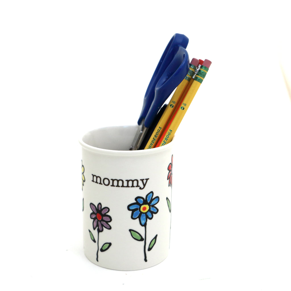 MOMMY pen and  pencil cup, small vase, Mother's Day gift