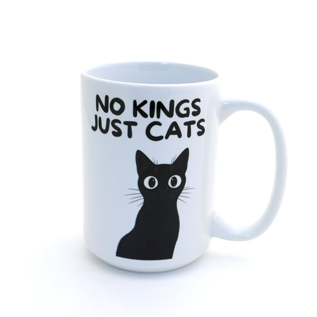 No Kings Just Cats mug 15 oz.