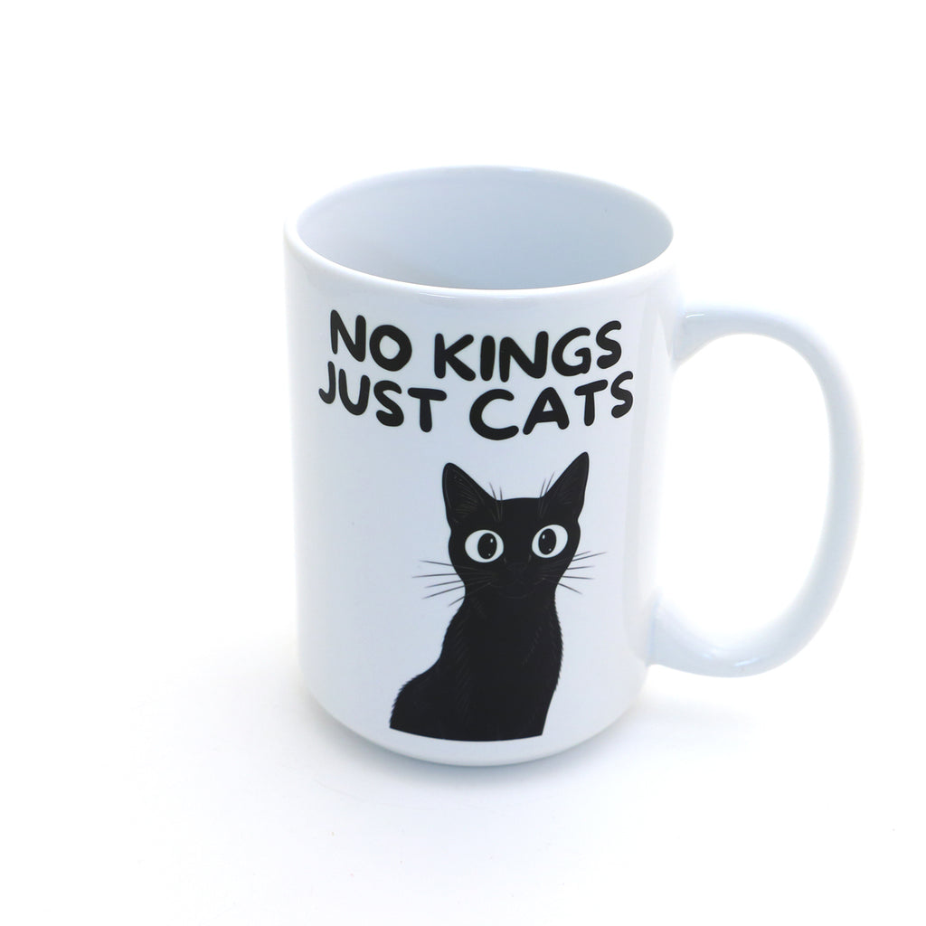 No Kings Just Cats mug 15 oz.