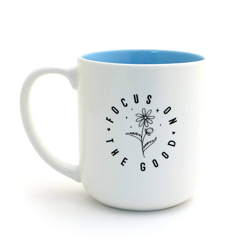 Anxiety Mug, Let's Do This, Focus on the Positive mug