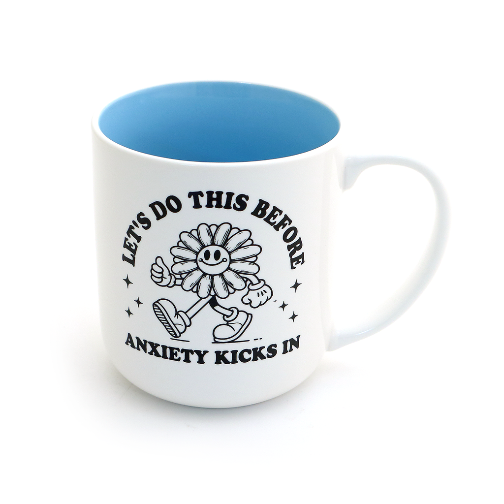 Anxiety Mug, Let's Do This, Focus on the Positive mug